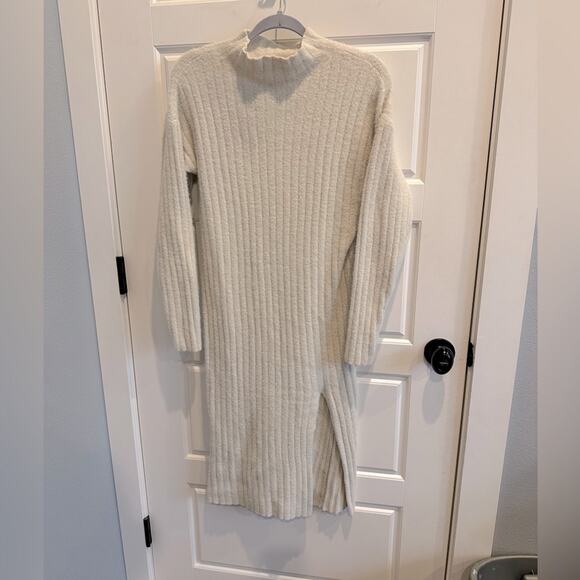 Aerie Mock Neck Midi Sweater Dress - Picture 1 of 3